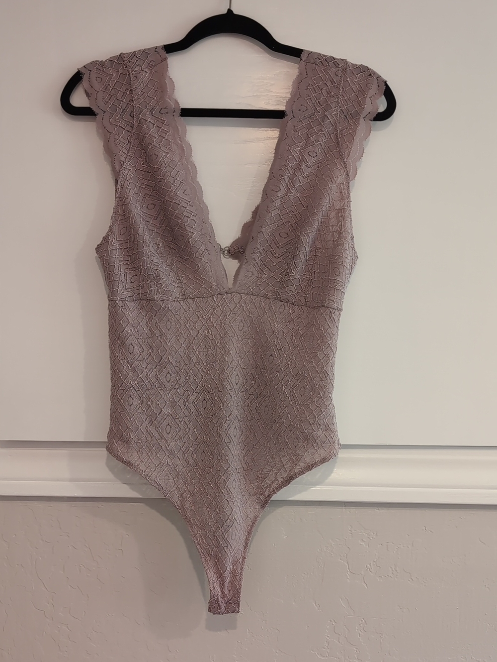 NWT MSRP $88 Free People Everyday Okay Thong Bodysuit Women's Size Medium